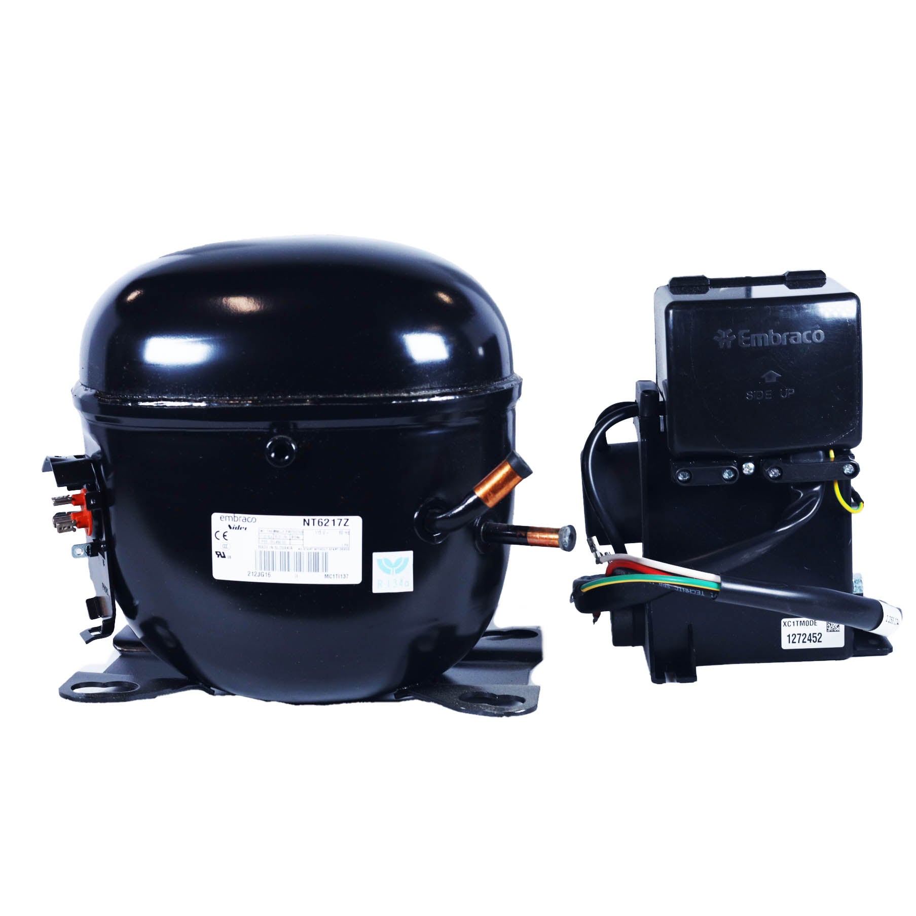 NT6217Z - Embraco Refrigeration Compressor, 7460 BtuH, 115V, R134a
