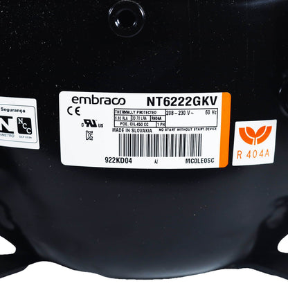 NT6222GKV - 208-230V/60Hz Embraco Compressor