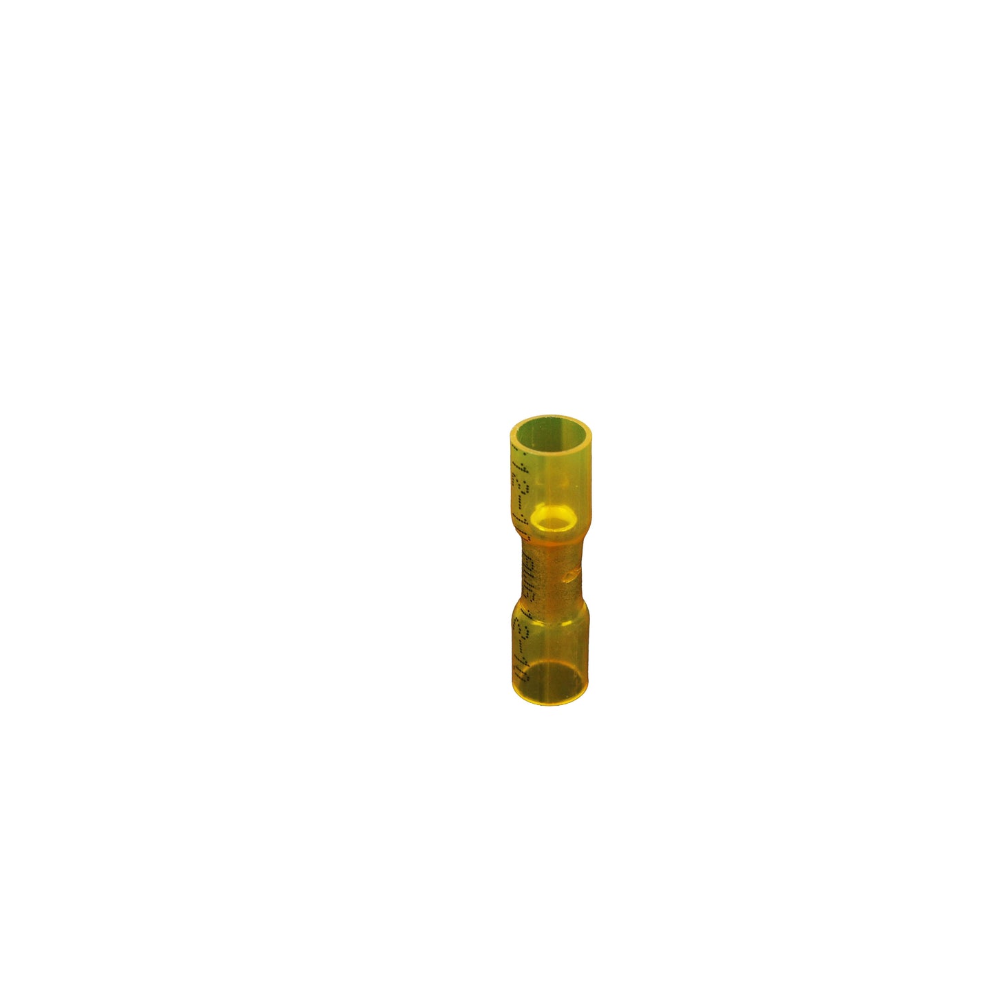 WiringPro 12-10 Heat Shrinkable Butt Connectors, 25/Package   P-HS-YBS