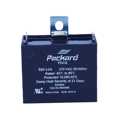 PDC8 - Packard 440V Dry AC Motor Run Capacitor (8 MFD)