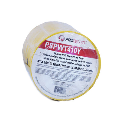 PSPWT410Y PROSELECT® 100 ft. x 4 in. Pipe Wrap Tape in Yellow