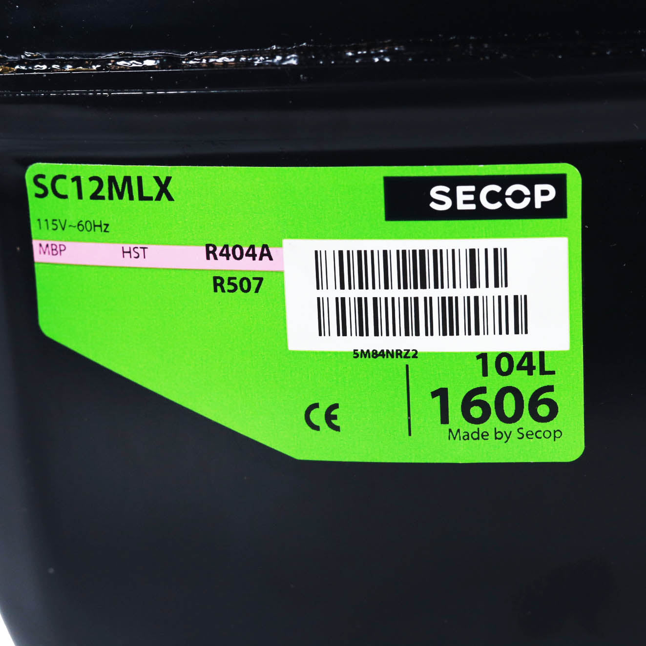 SC12MLX-1 - Secop BTU 1-Phase Reciprocating Compressor