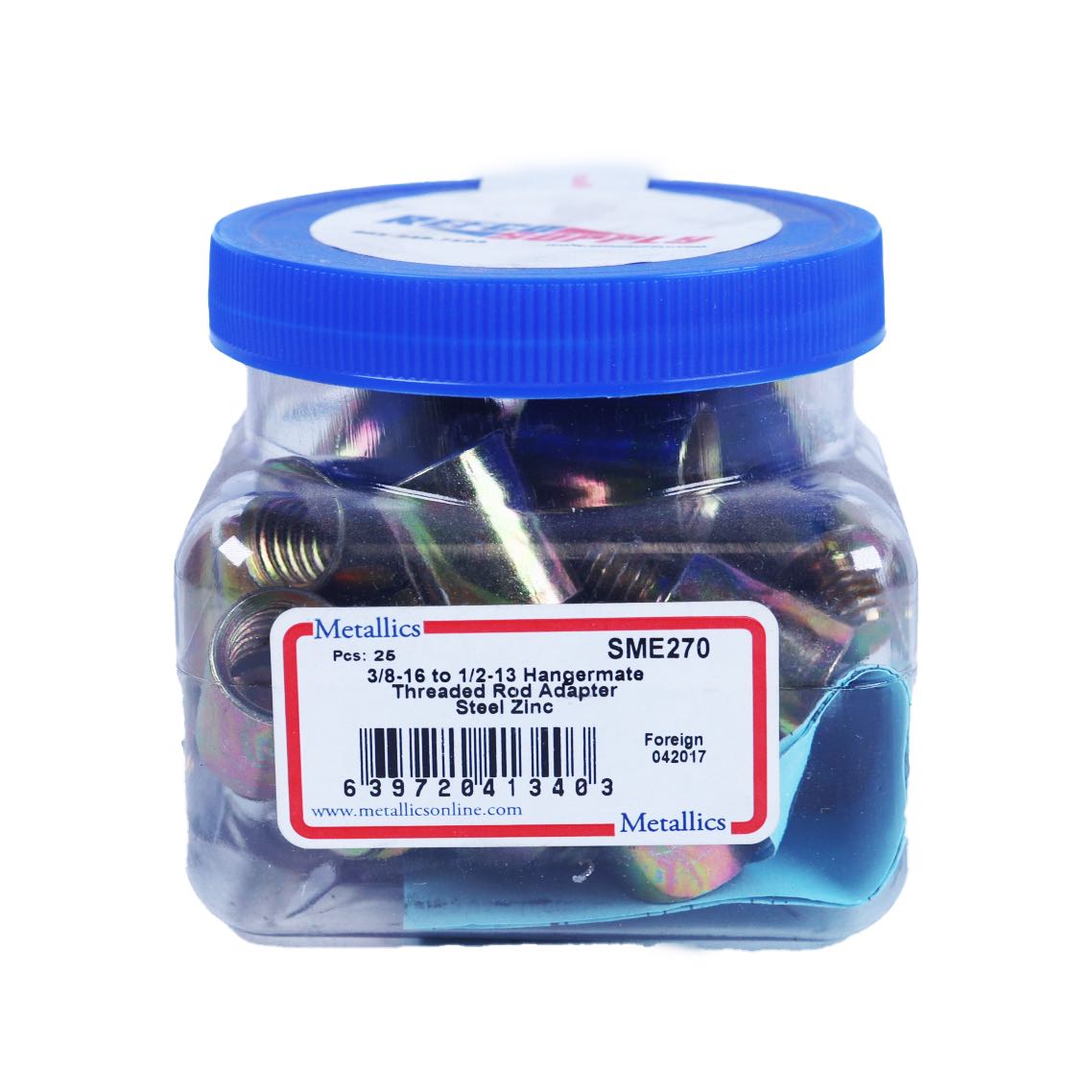 SME270 Metallics steel zinc Adapter