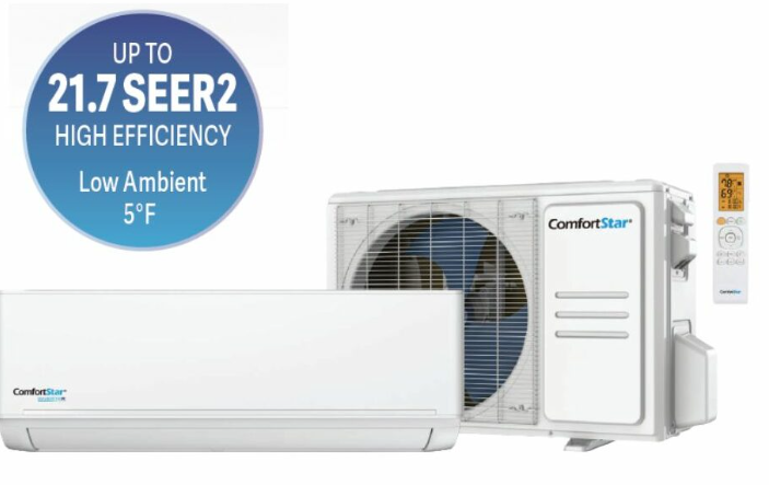 COMFORTSTAR 21.5 SEER HEATPUMP 9K 115V MINI SPLIT SYSTEM