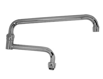 Serv-Ware - AF-18DJ-CWP - Double-Jointed Faucet, 10"